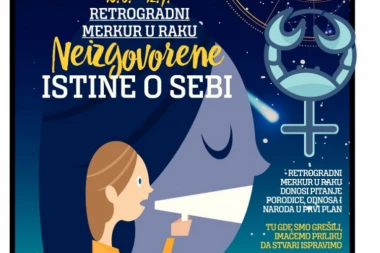 Saznajte neizgovorene istine o sebi! Očekuje nas retrogradni Merkur u Raku