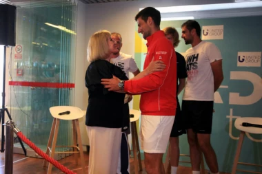 Majka Dražena Petrovića o Novaku: Toliko novinara na jednom mestu nisam videla ni na NBA utakmicama!