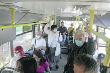 Počinje kažnjavanje: Od danas u Beogradu ko bude uhvaćen u prevozu bez maske, moraće da pukne 5.000 DINARA!