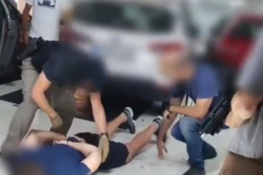 ŠOK snimak hapšenja ubica Miloša Peruničića: Brutalna likvidacija posledica sukoba dva kriminalna klana