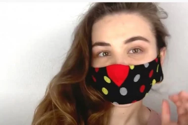(VIDEO) NAPRAVITE SAMI MASKU BEZ ŠIVENJA: Ovo je genijalna fora - treba vam samo ČARAPA i minut vremena!