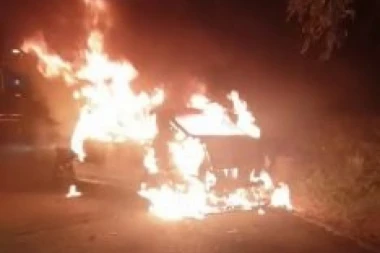 JEZIVO NOĆAS U KRUŠEVCU! Goreo "audi"! POŽAR PODMETNUT, a evo i kome!