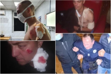 (FOTO) POSLEDICE DEMONSTRACIJA U PRESTONICI: Povređena 43 policajca, 17 civila i tri konja, zapaljeno pet službenih vozila, uhapšene 23 osobe!