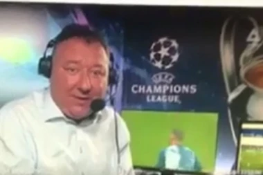 (VIDEO) KOMŠILUK POTRESA VELIKI SKANDAL: Slovenački komentator mrtav pijan prenosio utakmicu Lige šampiona!