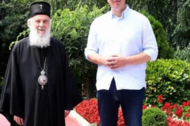 (FOTO) Razgovor o svim važnim temama: Predsednik Vučić se sastao sa patrijarhom Irinejem!
