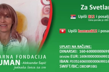 Dragi GRAĐANI, hajde da pomognemo SVETLANI: Godinama živi i muči se bez bubrega, potrebna joj je što hitnija transplantacija u inostranstvu!