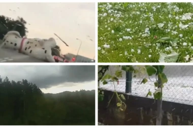 (VIDEO) NEVREME URNISALO SRBIJU! Pirot ostao u mrklom mraku, vetar lomio sve pred sobom u Kragujevcu i Leskovcu