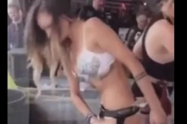 (VIDEO) Devojka nabila flašu piva DOLE, vilice hiljade muškaraca poispadale, niko ne zna kako je ovo izvela!