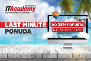 NAJBOLJA LAST MINUTE PONUDA OVOG LETA: Upišite ITAcademy i krenite na put do dobro plaćenog posla