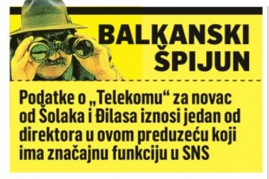 BALKANSKI ŠPIJUN! Otkrivamo ko iznosi podatke o Telekomu