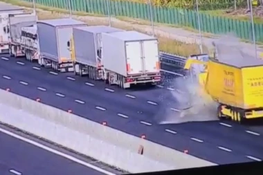 (VIDEO) KATASTROFALNA SAOBRAĆAJKA U ITALIJI: Hrvatski kamiondžija poginuo na licu mesta!