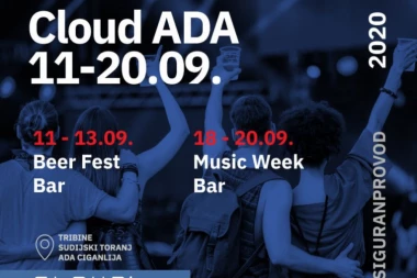 CLOUD ADA: Muzički bar na otvorenom uz poštovanje svih mera