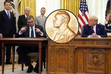 NOBELOVA NAGRADA ZA VUČIĆA I TRAMPA! PRIZNANJE ZA MIR ZBOG VAŠINGTONSKOG SPORAZUMA