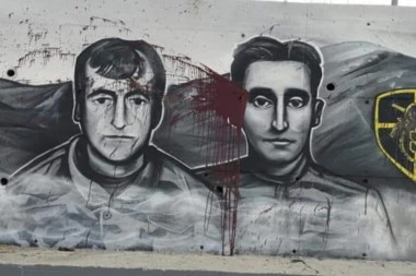 BRUKA I SRAMOTA! Uništeni murali herojima sa Košara