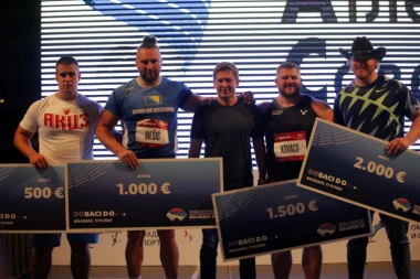 (FOTO) KUGLAŠKI MITING U BEOGRADU: Amerikanac odneo pobedu