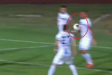 LOPTA ME NIJE NI PIPNULA! Akter sporne situacije GRMI - OTET nam je bod! Šta će reći "Grobari"?