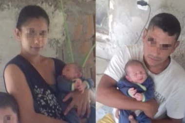 (FOTO) OVO SU RODITELJI BEBE KOJA SE UGUŠILA: Sara i Savica tek ujutru primetili da se dečak ne pomera