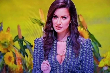 DUBOKI DEKOLTE POZNATE VODITELJKE: Bujne grudi Dragane Kojserine hipnotisale gledaoce