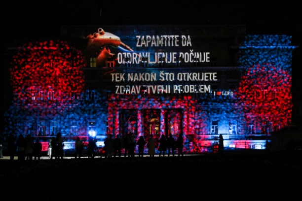 ANIMACIJA NA ZGRADI STAROG DVORA: Obeležen Svetski dan srca