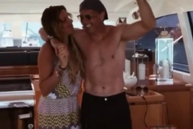 (VIDEO) MIHA U TRANSU: Srbin "zapalio" jahtu uz hit Ljube Aličića!
