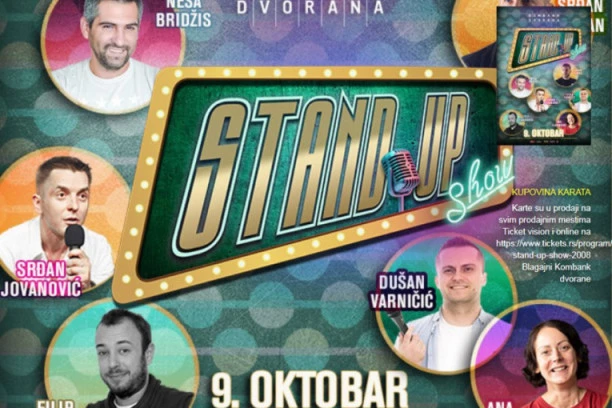 REPUBLIKA POKLANJA: Delimo dve karte za "Regionalni Stand up Show" u Kombank dvorani!