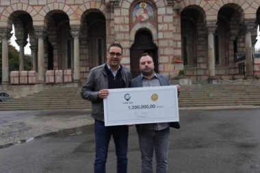 CarGo donirao 1,2 miliona dinara manastiru Hilandar za izgradnju Kampa prijateljstva