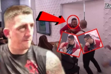 (NECENZURISANI VIDEO) JEZIV SUKOB KULMINIRAO!  Kristijan DOBIO PESNICU U GLAVU: Brisao pod sa Tomovićem - KRV PRŠTI NA SVE STRANE!