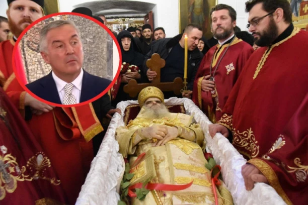 SRAMNO I NELJUDSKI! NI MRTVOM MU NE DAJU MIRA: Odlazeći diktator Đukanović sabotirao sahranu Amfilohija!