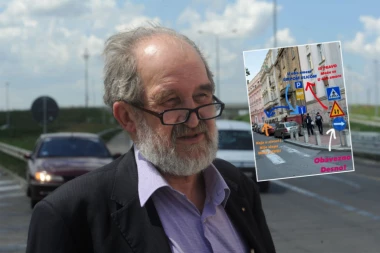(HIT FOTO) PRAVO, LEVO, DESNO?! SLEPA ULICA ILI IPAK NE: Fotka čuvenog profesora Vujanića se masovno komentariše, POGLEDAJTE ZAŠTO!