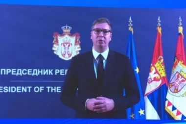 (FOTO, VIDEO) VUČIĆ SE OBRATIO VIDEO PORUKOM NA SAJMU IZVOZA U ŠANGAJU: Ponosni smo što smo najbolji prijatelj Kine u Evropi