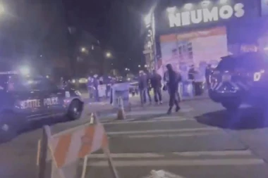 UBIJEN MUŠKARAC: Krvava proslava Bajdenove pobede