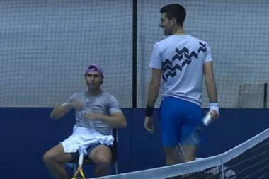 (VIDEO) I NEBO PLAČE kada NJIH DVOJICA izađu na teren: Pogledajte kako je izgledala PRVA PROBA pred turnir u Londonu!