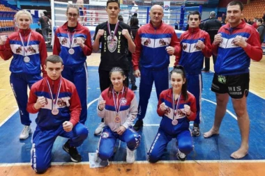 KIK BOKS PRVENSTVO SRBIJE ODRŽANO U LESKOVCU: Nišlijama u K1 nema ravnih!