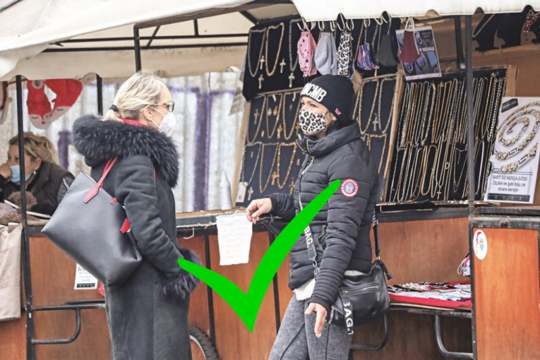 Poštuju mere, nose maske