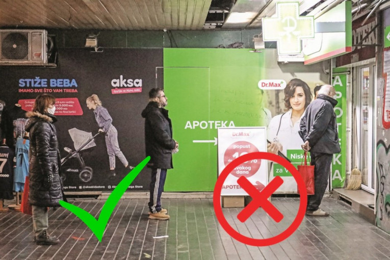 Dobro je što su na rastojanju, loše što ne nose svi maske