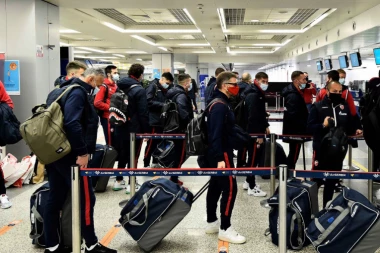 (VIDEO) Stankovićeva četa SLETELA U BELGIJU: Pogledajte KAKO je izgledao put Zvezde do Genta