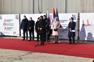 Ministarka Irena Vujović prisustvovala polaganju kamena temeljca za izgradnju postrojenja za odsumporavanje dimnih gasova u TE "Nikola Tesla B"