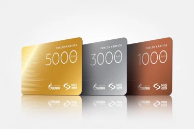 NIS poklon kartice - idealan saveznik u sezoni praznika! Obradujte svoje zaposlene, poslovne partnere ili prijatelje