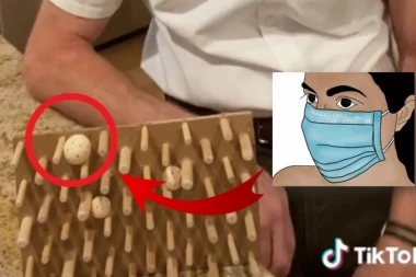 (VIDEO) NAUČNIK SLIKOVITO OBJASNIO: Upotrebio rekvizite da prikaže kako maska "radi"! Zamislite da je ova loptica KORONA