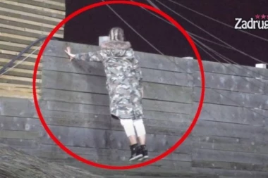 (VIDEO) BEŽI IZ ZADRUGE! Popela sa na krov, preskače ogradu: KAMERE SVE USNIMILE!