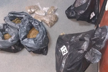 Droga spremna za tržište: Policija u stanu dilera pronašla abnormalnu količinu MARIHUANE