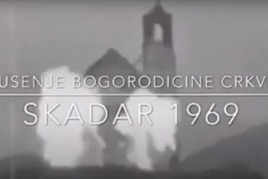 (VIDEO) SUZE SAME TEKU: Snimak demoliranja Bogorodičine crkve u Skadru za koju su odgovorni Albanci