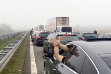 (FOTO, VIDEO) SVINJARIJA: Albanac besramno provicirao Srbe, a onda je "junački" PODVIO REP!