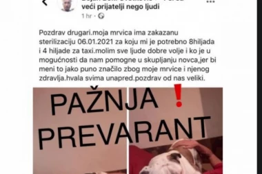 RAZOTKRIVEN VELIKI PREVARANT SA FEJSBUKA! Muljator izvlačio novac od članova grupe za pomoć: Svi zgroženi!