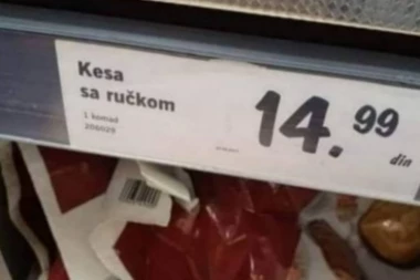 (FOTO) DRUŠTVENE MREŽE GORE zbog objave jednog potrošača: Kupio sam kesu sa ručkom, a ostao gladan!