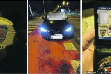 Pripadnici MUP nastavljaju zaplene falš službenih legitimacija: Interventna pronašla lažnu značku u audiju