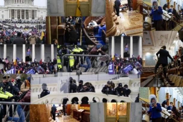 (FOTO) Slike koje su obišle celu planetu: Evo kako izgleda RASULO u Vašingtonu