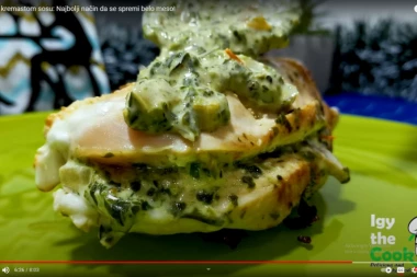 (VIDEO) PILEĆE BELO MESO PUNJENO FENOMENALNIM SOSOM! Ručak za čitavu porodicu