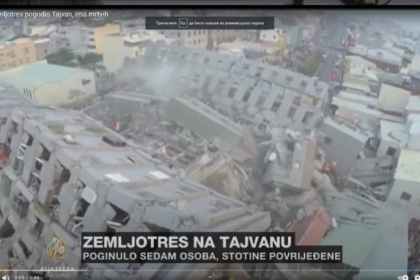 Snažan zemljotres potresao obalu Tajvana: Novih 56 žrtava u Indoneziji