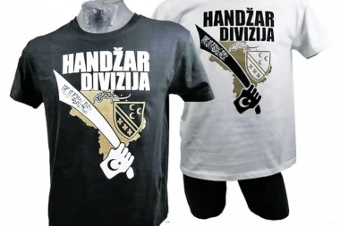 HANDŽAR DIVIZIJA PRETI SA MAJICAMA: Veličaju ratne zločine i JOŠ BI DA ZARADE